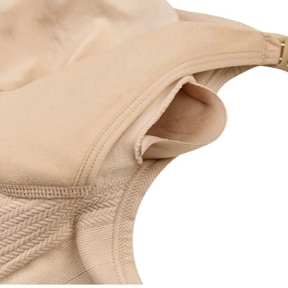 NWOT Wirefree Comfort Nursing Seamless Bra - Natural - Picture 4 of 13